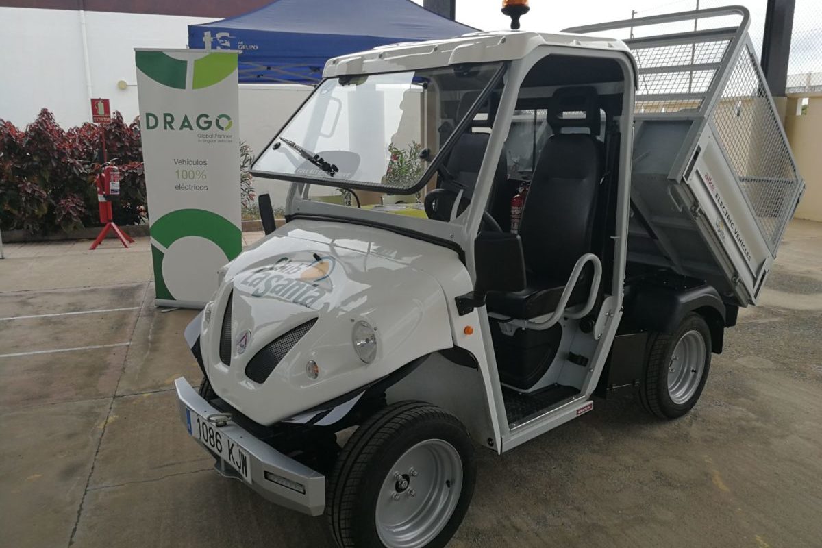 Vehículos 100% eléctricos de Drago para transporte urbano y carga en expoenergía Lanzarote 2018