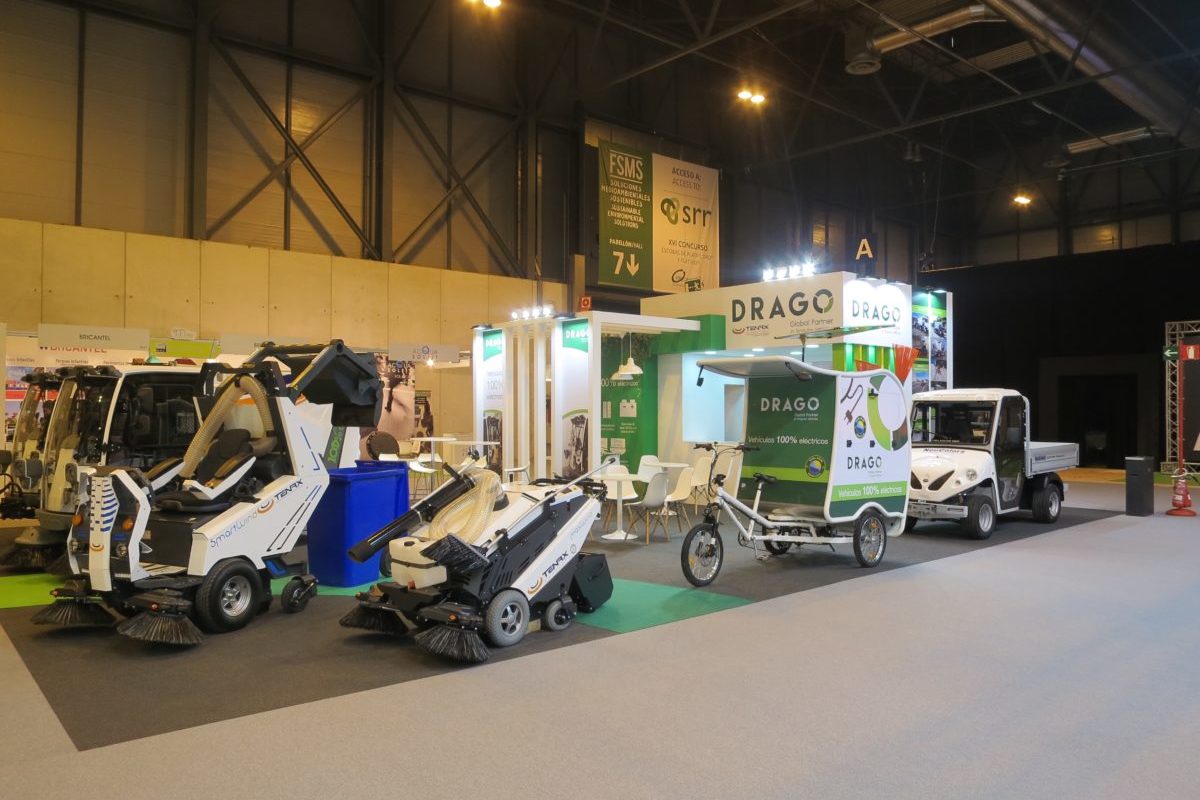 Drago presenta sus vehículos de servicio, transporte urbano, carga y maquinaria de limpieza viaria 100% eléctricos en TECMA