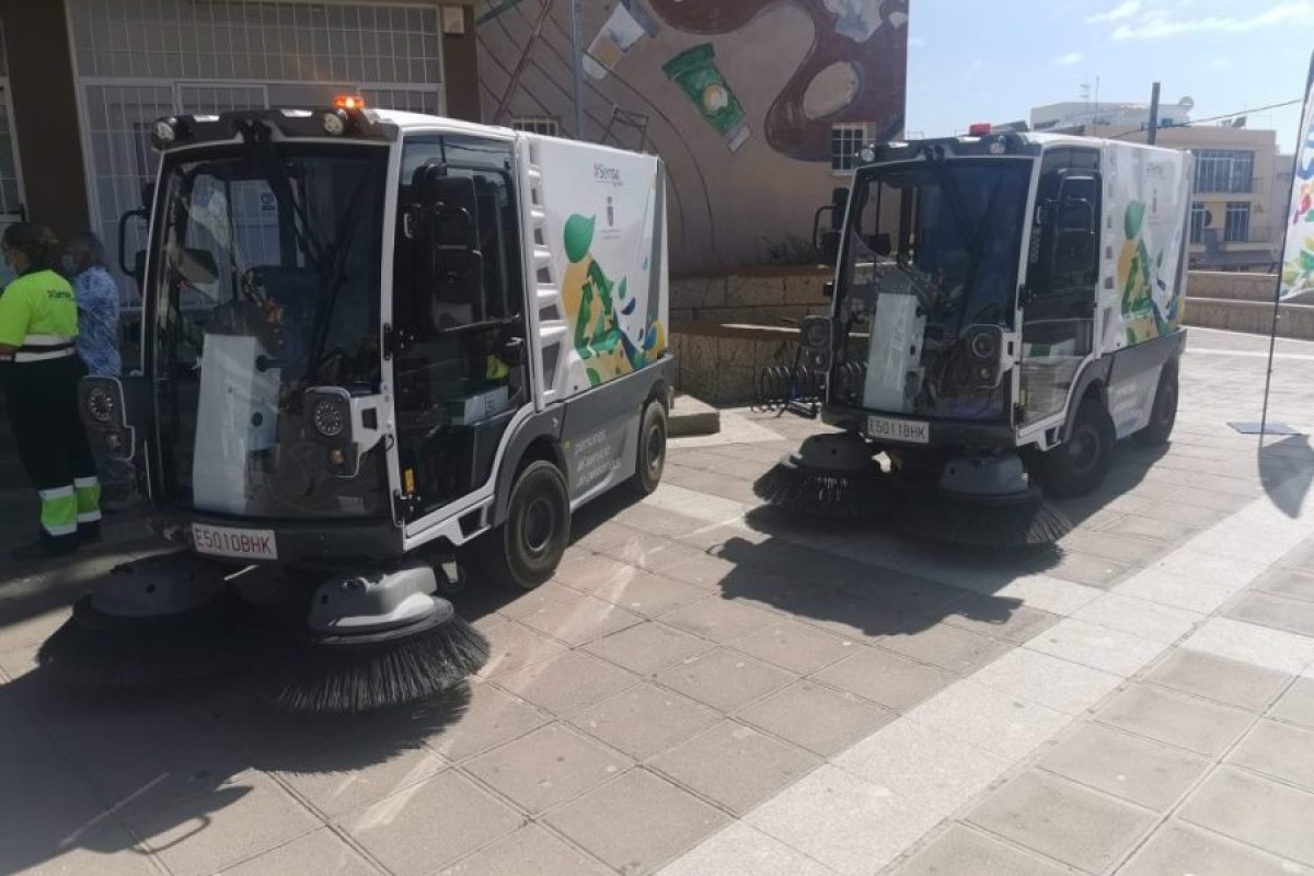 El servicio municipal de limpieza de Granadilla, en la isla de Tenerife,  cuenta con dos barredoras Electra 2.0 Neo 100% eléctricas
