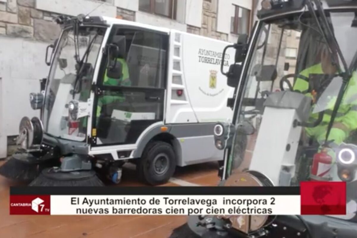 El Ayuntamiento de Torrelavega ya utiliza las barredoras suministradas por Drago