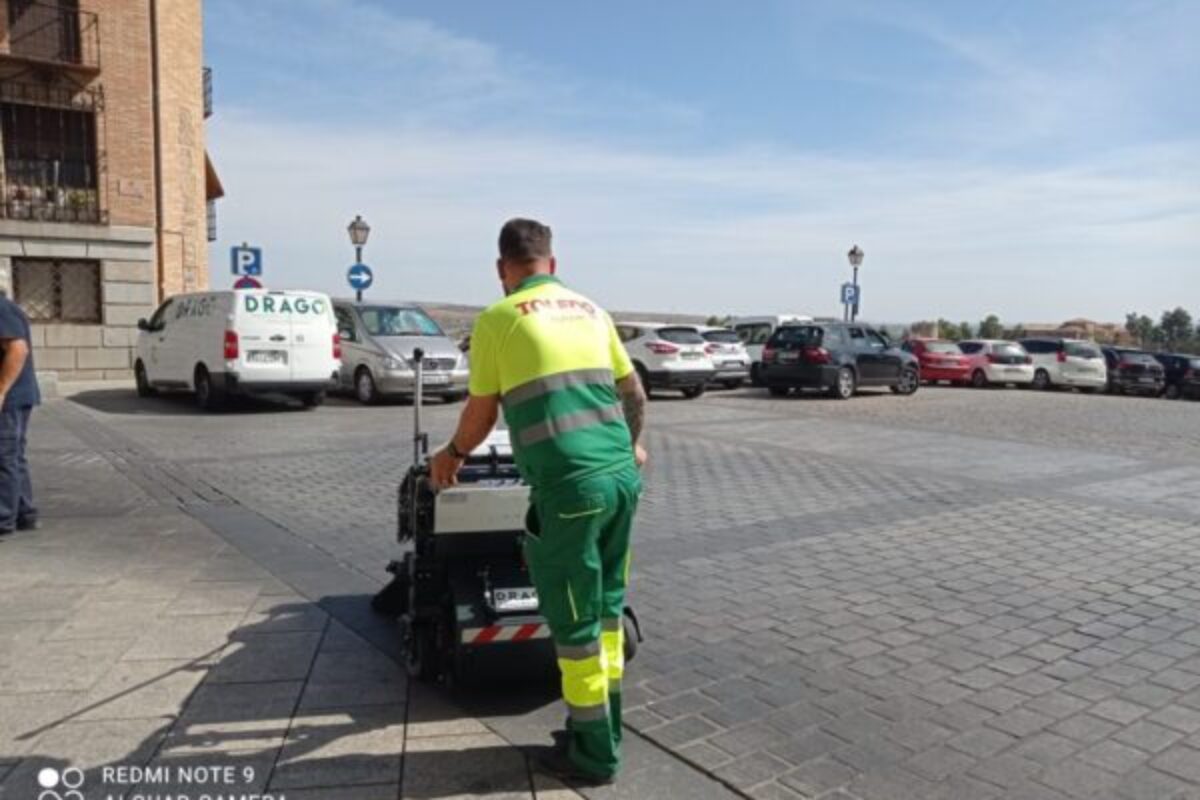 Drago entrega 3 barredoras Maxwind a la UTE Valoriza Acciona en Toledo e imparte formación a sus técnicos