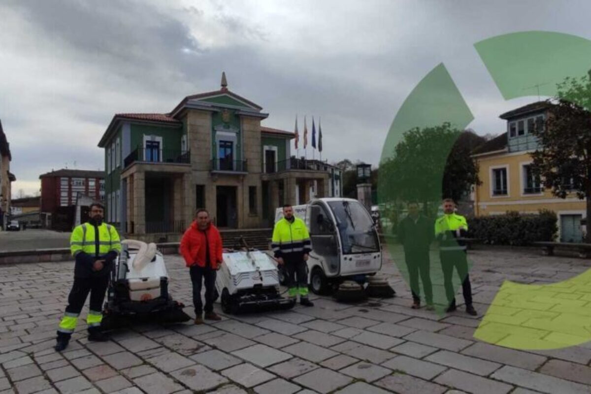 Eulen-Nava, en Asturias, recibe dos barredoras y una baldeadora, suministradas por Drago.