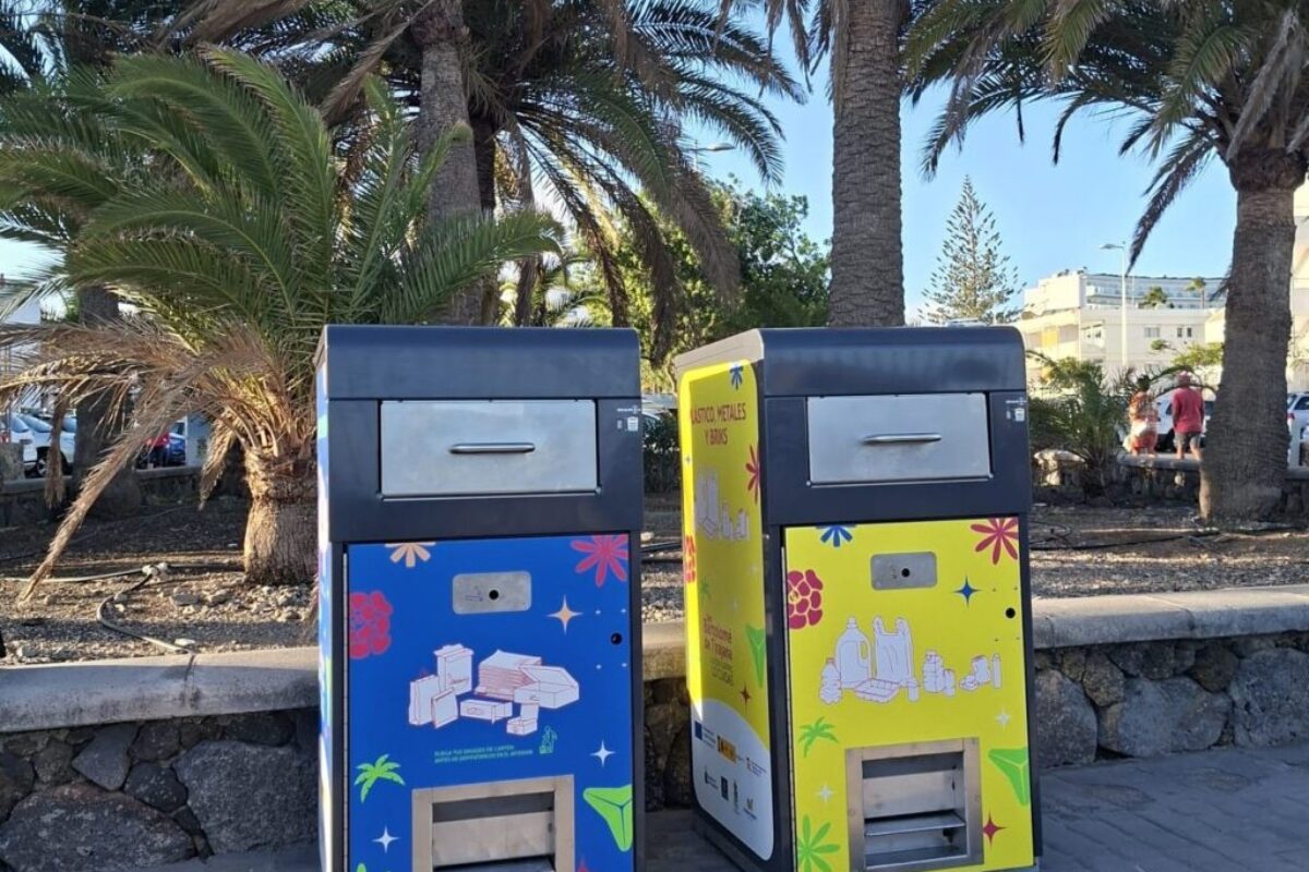 San Bartolomé de Tirajana, Gran Canaria, instala 41 papeleras solares inteligentes de SeviDrago