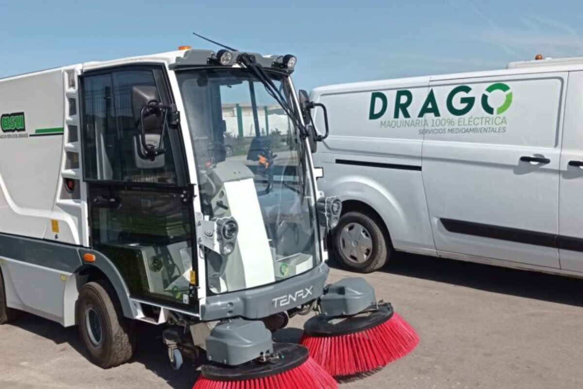 Drago entrega a Ascan Servicios Urbanos S.L. una barredora Electra 2.0 EVOS+ para el Puerto de Gijón